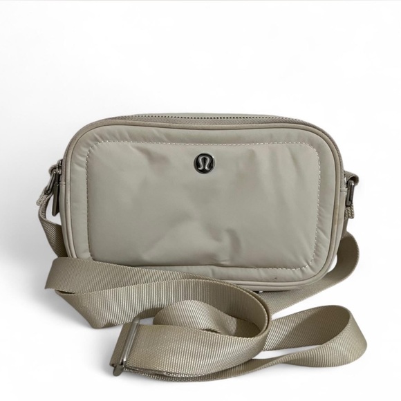 lululemon athletica Handbags - Lululemon Crossbody Camera Bag 2L Off White Cream